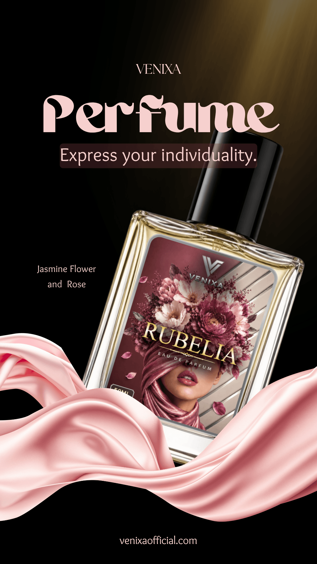 jasmine and rose flowers perfume for females